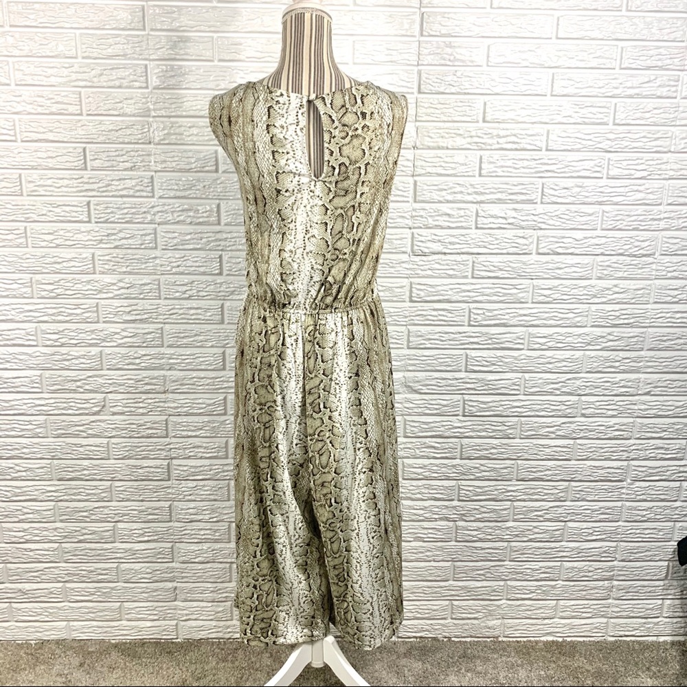 Emma & Michele Snakeskin Print Jumpsuit - Picture 6 of 8